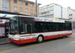 neoplan-n-44-serie-centroliner StadtBus Frauenfeld - Neoplan Kleinbus Nr.72  TG 158096 bei der Bushaltestelle auf dem Bahnhofplatz in Frauenfeld am 04.01.2008