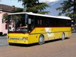 Postauto Postauto - Setrabus  GR 83794 auf dem Bahnhofplatz in Bellinzona zur Abfahrt nach Thusis am 23.02.2008