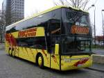 herne---graf-reisen '80 Jahre Graf' , Neoplan TD 925 Astromega , in Dortmund Hbf/Bbf.
(09.03.2008)