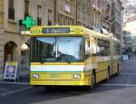 NAW Trolleybus TN - NAW / Hess Trolleybus Nr.111 vor der Haltestelle Place Pury am 03.01.2008