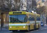 NAW Trolleybus TN - NAW / Hess Trolleybus Nr.119 vor der Haltestelle Place Pury am 03.01.2008