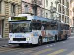 luzern Luzern - NAW-Hess Gelenk-Trolleybus Nr.181 mit Vollwerbung unterwegs in Luzern am 26.01.2008