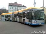 leipzig 26.02.2008, Wagen 327, als Linie 60, End- / Wendestelle 'Lindenau, Bushof'