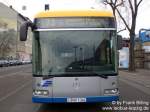 leipzig 28.02.2008, Wagen 342, als Linie 73, Wendestelle 'Kurt-Schumacher-Str.'
