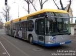 leipzig 28.02.2008, Wagen 342, als Linie 73, Wendestelle 'Kurt-Schumacher-Str.'