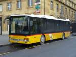 Postauto Postauto - Setra S  315  NF  Regiobus  NE 113901  bei der Postautohaltestelle am Bahnhofsplatz Neuchatel am 03.01.2008