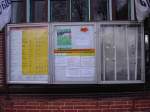 zielona-gora-pks-zielona-gora Abfahrtstafel vor dem Bushof in Gubin