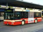 Autoverkehr Spiez-Krattigen-Aeschi AG ASKA - MAN Regiobus Nr.5  BE 503083 am warten auf dem Bahnhofplatz in Spiez am 20.09.2007