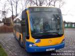 leipzig 17.03.2008, Wagen 15, als Linie 83, Haltestelle 'Thekla Buswendestelle'