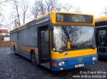 leipzig 20.03.2008, Wagen 179, als Linie 79, Haltestelle 'Thekla Buswendestelle' (Ein wenig verschmutzt, es ist aber auch ein Sauwetter diesertage...)