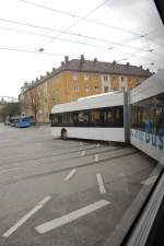 munchner-verkehrsgesellschaft-mvg ...beim Wendeman�ver Schwansee-/Deisenhofener Stra�e...