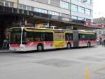 mercedes-benz-o-530-i-citaro ABM - Mercedes Citaro Gelenkbus Nr.2  BE 61024 mit Teilwerbung unterwegs von Biel nach Meinisberg bei der Haltestelle in der Bahnhofstrasse am 19.10.2007