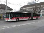 mercedes-benz-o-530-i-citaro ABM - Mercedes Citaro Gelenkbus Nr.3  BE 281744 unterwegs von Biel nach Meinisberg bei der Haltestelle in dem Bahnhof in Biel / Bienne am 19.10.2007