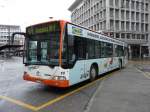 mercedes-benz-o-530-i-citaro Regiobus - Mercedes Citaro Bus Nr.18  SG 7270 mit Teilwerbung eingeteilt auf der Linie 151 Gossau Bhf bei den Haltestellen vor dem Bahnhof in St.Gallen am 11.11.2007