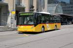 Postauto Vanhool New A 360 Postauto am 25.07.07 vor dem Bahnhof in St.Gallen