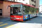 Kt. Graubunden Setra Bus von Engadinbus am 09.07.06 in Samedan