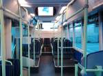 IVECO - Irisbus Citelis Innenraum des Irisbus Cit�lis 12 CNG (Wagen 169) in Montpellier (F) mit TFT-Bildschirm.
