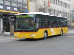 Postauto Postauto - Mercedes Citaro TG 158093 eingeteilt auf der Linie 834 bei der Haltestelle am Bahnhofplatz in Frauenfeld am 04.01.2008