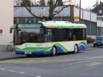 Solaris Urbino Stadtbus Kreuzlingen - Solaris Bus Nr.85 TG 161785 bei der Haltestelle vor der Post in Kreuzlingen am 15.12.2008