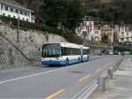Van Hool AG 300 T Gelenktrolleybus Nr. 11 der VMCV bei Veytaux.