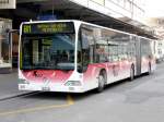 biel-bienne BGU - Neuer besitzer des Mercedes Citaro Gelenkbus Nr.33 BE 281744 ( ex. ABM ) unterwegs von Biel nach Meinisberg bei der Haltestelle in der Bahnhofstrasse am 19.10.2007