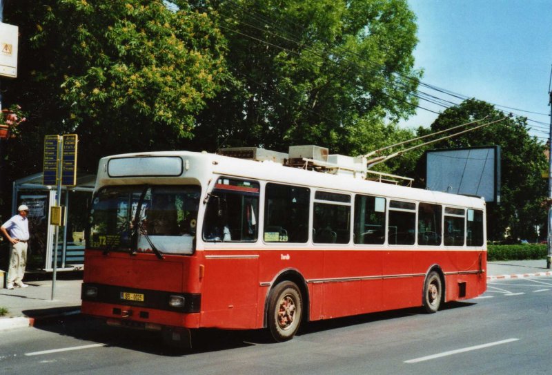 Tursib, Sibiu Nr. 229/SB-0025 FBW/R&J Trolleybus (ex VB Biel) am 27. Mai 2009 Sibiu, Parcul Theretulu