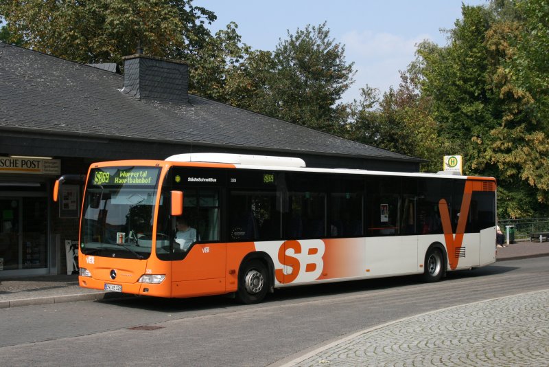 Ver 328 auf der Linie SB69 nach Wuppertal HBF in Wlfraht Stadtmitte.
19.9.2009