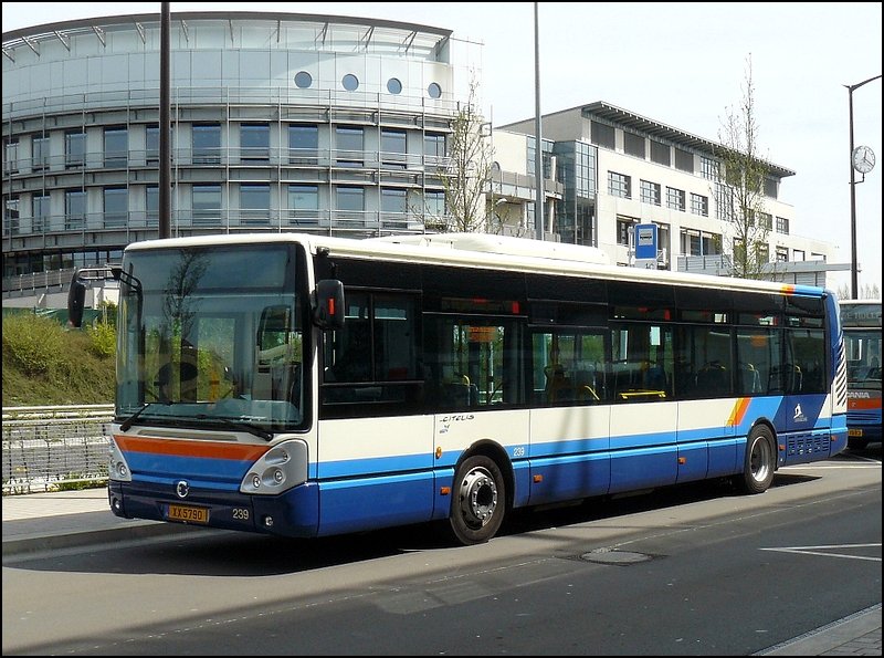 (XX 5790) Irisbus Citelis der stdtischen Verkehrsbetriebe fotografiert an de Haltestelle Bouillon in Luxemburg-Hollerich am 27.04.08.