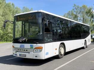 Setra 415 LE Business der MVVG in Plau am See am 09.05.2024