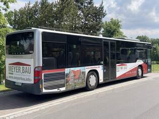 Setra 415 NF der Verkehrsgesellschaft Ludwigslust-Parchim mbH in Plau am See am 22.05.2024  