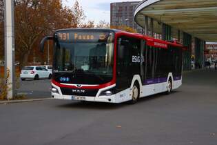 BSVG MAN Lions City Wagen 2117 am 13.11.25 in Braunschweig Hauptbahnhof