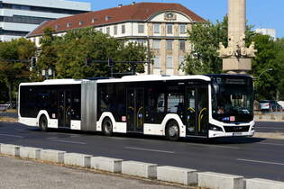 SEV S-Bahn Berlin (S7) mit dem MAN Lion's City 18C (Wg.572) der DB Regio Bus Ost Gmbh.