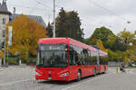Irizar Elektrobus 250, auf der Linie 19, bedient am 16.10.2025 die Haltestelle Helvetiaplatz.