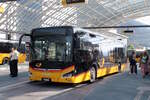 Postauto/Regie Chur GR 184 615/PAG-ID: 11931 (MAN New Lion's City C12) am 12.7.2025 beim Bhf.