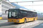 Postauto/Regie Chur GR 86325/PAG-ID: 12213 (Mercedes Citaro C2 O530LE Hybrid) am 12.7.2025 beim Bhf.
