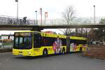Schilling Omnibusverkehr  K-VK 3046  Linie 135, Rodenkirchen Uferstra�e  Vollwerbung  Gr�ne's Leihh�user   K�ln, Godorf Bf  10.03.2023