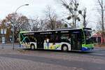 Mercedes-Benz Citaro C2- Wg.344, der Regiobus Potsdam Mittelmark, ''regiobus-SCHULE''- Auf der Linie 601 Richtung S-Teltow -Stadt im November 2025.