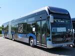 Mercedes eCitaro fuel cell Vorfhrwagen zu Gast bei der VVR in Stralsund am 01.06.2024