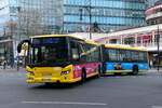 Scania Citywide GN14, '4456' der BVG Berlin, hier auf der Linie M46, Berlin im März 2025.