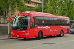 Irizar i4 Integral, steht am Bahnhof von Verona auf dem Parkplatz.