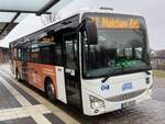 Iveco Crossway der MVVG in Plau am See am 02.02.2024