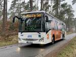 Iveco Crossway der MVVG in Plau am See am 02.02.2024