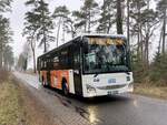 Iveco Crossway der MVVG in Plau am See am 02.02.2024