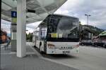 S 415 LE business (M-QM832) als Schienenersatzverkehr für die Mittenwaldbahn am Bhf. Seefeld in Tirol. Aufgenommen 29.7.2025.
