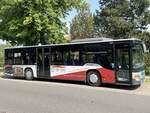 Setra 415 NF der Verkehrsgesellschaft Ludwigslust-Parchim mbH in Plau am See am 22.05.2024  