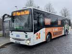 Iveco Crossway der MVVG in Malchow am 02.02.2024