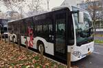 EW 2720, Mercedes Benz Citaro, von Emile Weber, gesehen am Straenrand in der Stadt Luxemburg.