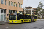 Mercedes Citaro 91 der AAGL wartet am 12.01.2026 als Dienstfahrt in der Gartenstrasse.