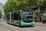 Mercedes Citaro 7049, auf der Linie 50, fhrt am 03.05.2025 Richtung Endstation am Bahnhof SBB.