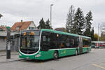 Mercedes Citaro 7045, auf der Linie 34, wartet am 01.11.2025 an der Endstation in Bottmingen.